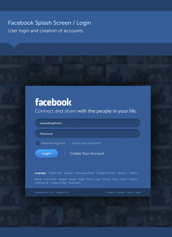 Facebook - New Look & Concept #awesome