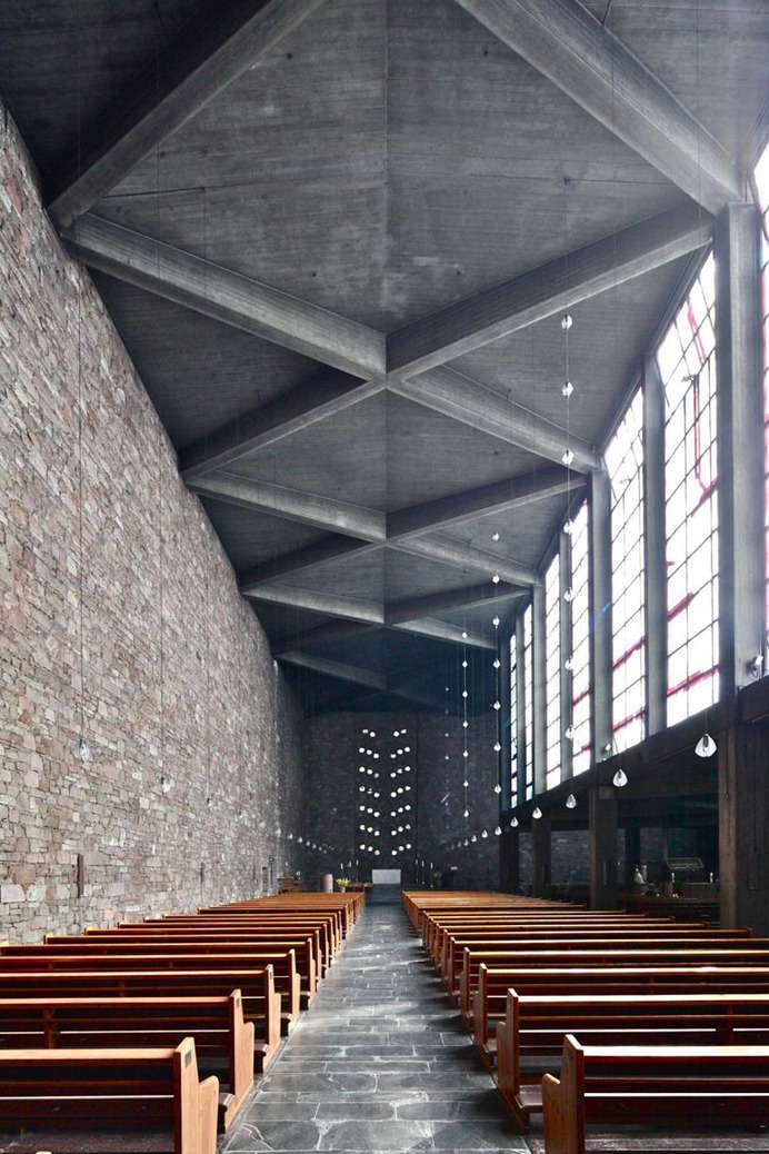 Church of Sta Anna, Düren, Germany by Rudolf Schwarz.