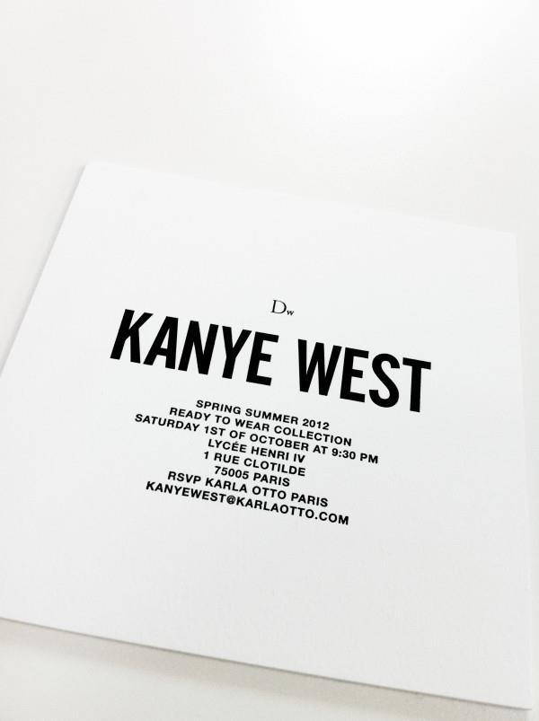 KanyeWest Invitation #centered #type #invite