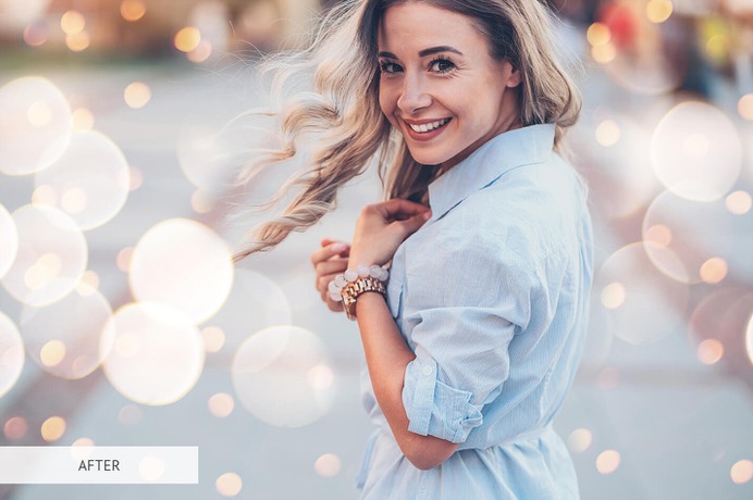 Natural Cozy Bokeh Overlays|The Bundle of Natural Light Bokeh Overlay