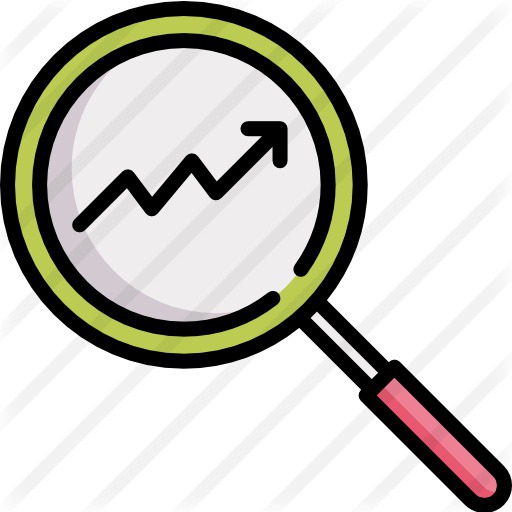 See more icon inspiration related to trend, trending, market trends, business and finance, loupe, stats, shopping cart, directions, magnifying glass, marketing, cart, statistics, graph, search and arrows on Flaticon.