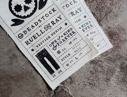 Design Work Life » Fuzzco: Ruell and Ray Denim Identity #fashion #design #vintage #typography