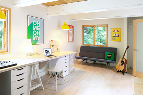 The Studio of "Coast Modern" Filmmaker Gavin Froome #interior #miller #design #beautiful #herman
