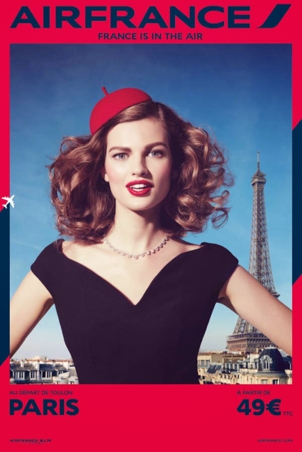 Air France Ad Campaign Spring/Summer 2014 #paris #campaign #air #france #ad