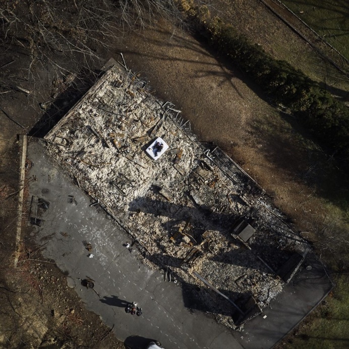 Voices of Gatlinburg: Victims of Forest Fire in Their Burned Down Homes by Jeremy Cowart