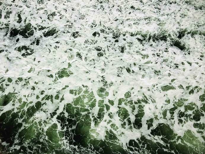 foam and waves #ocean #sweden #foam #wave #sea