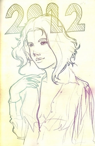 blogAinon: sketchbook #calendar #sketch #2012