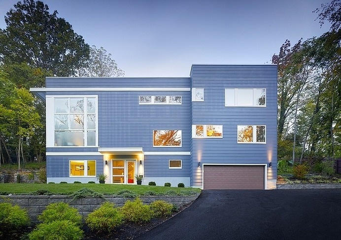 Modern Three-Storey Home With a View in Cincinnati, Ohio #architecture #modern