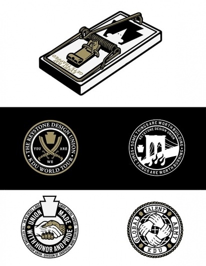 The KDU Core — Logo Reel on the Behance Network #mark #badge #branding #identity #gold #logo