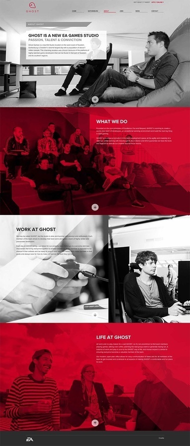 Ghost webdesign #design #interactive #digital #ux ui