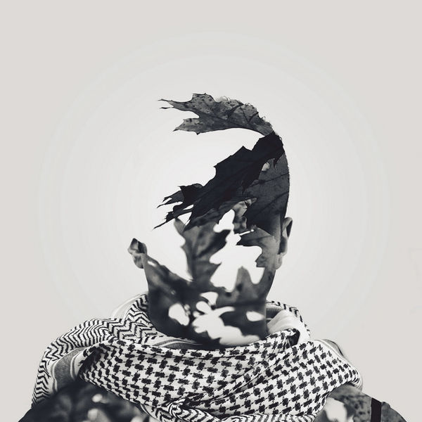 Double Exposure Photography by Yaser Almajed (12) #white #black #exposure #scarf #photography #double #and