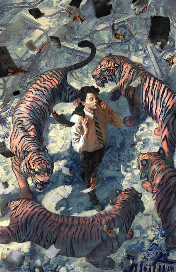 Comics on Behance #tigers