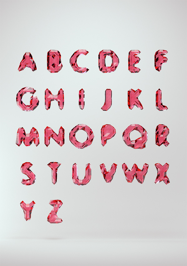 i love robots #pink #poly #glass #low #typography