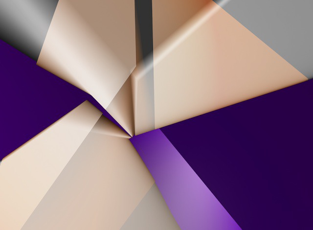 Cream and Purple, by Jim Keaton ©Structured Art 2020, Gardner keaton Inc.