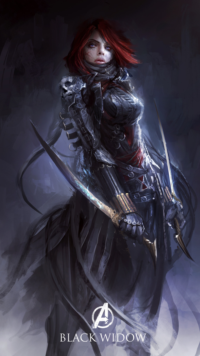 Best Redesign Superheroes of Black Widow #character design #superheroes