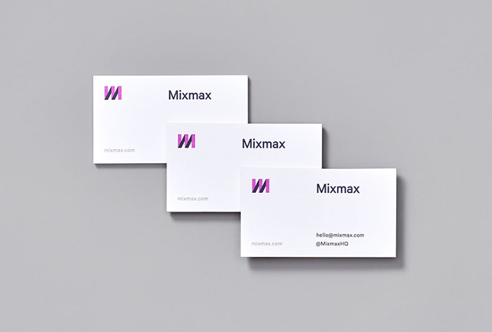 Mixmax by Moniker #business cards #print #bran design