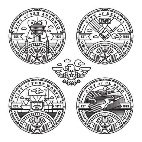 kendrick kidd #illustration #badges