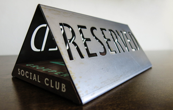 Grouper Reserved Sign #miller #sign #in #kyle #reserved #club #the #anthony #signs #made #usa #metal #grouper #social