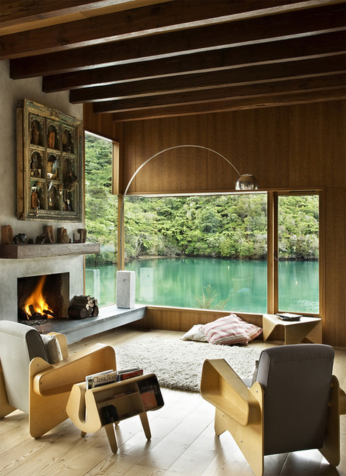 CJWHO ™ (Waterfall Bay House in Marlborough, New Zealand by...) #zealand #design #interiors #wood #photography #architecture #new