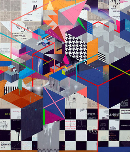 Isn't life a series of images that change as they repeat themselves? - but does it float #abstract #painting