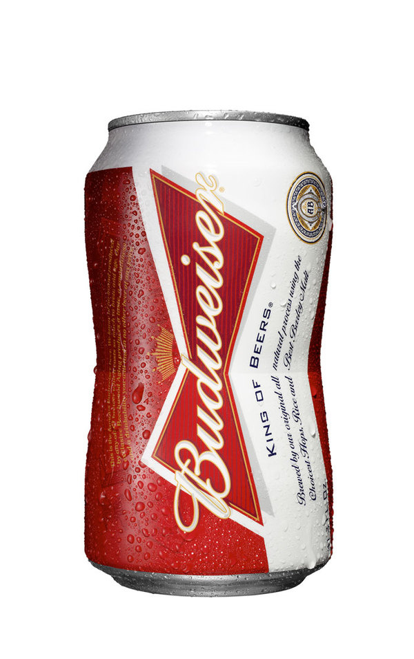 Budweiser's 'Bowtie Shape' CanÂ The Dieline #packaging #beer