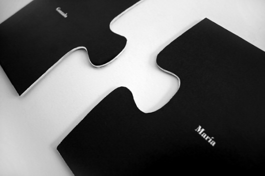 Invitación de Boda | Sublima Comunicación #sublima #invitation #board #puzzle #didot #wedding #brochure