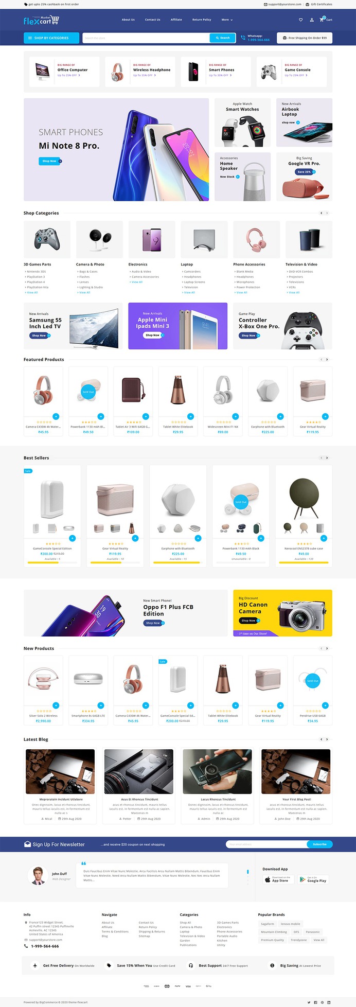 Flex Cart - Stencil BigCommerce Multi-Purpose Responsive Theme | TemplateTrip