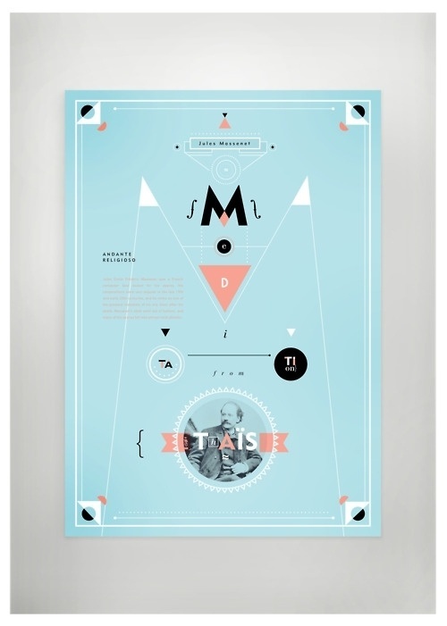 Classic composer poster series - Jules Massenet #poster