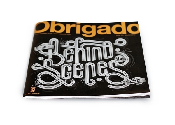 Obrigado Magazine Cover on Typography Served #cover #magazine #typography