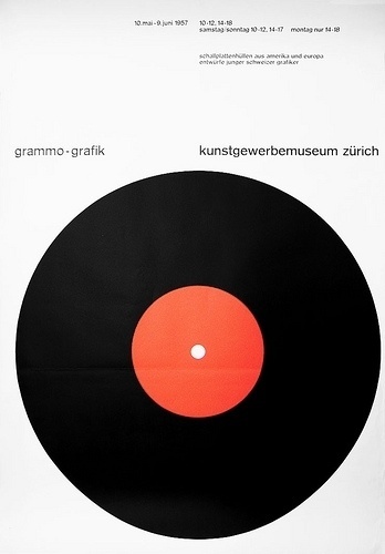 All sizes | grammo grafik | Flickr - Photo Sharing! #swiss #icon #minimalism #record #poster #type #typography