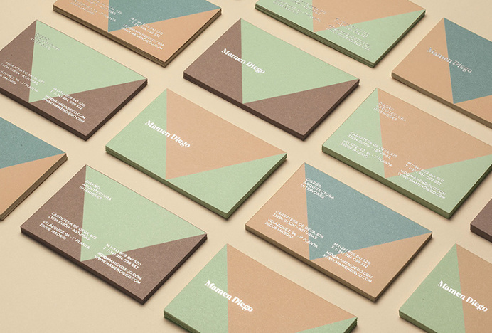 Mamen Diego by Atipo #brand design #stationery #colourful