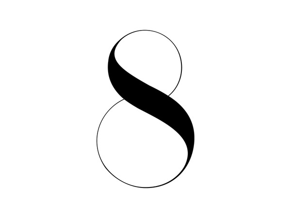 Paris Typeface, by Moshik Nadav Typography #graphic design #design #typography #creative #inspiration #number #eight