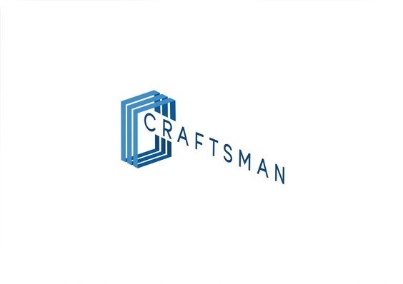 Interior wall panel company logo