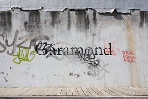 FFFFOUND! | 81_ricardocarvalhotypesgaramond.jpg 620×413 pixels #concrete #graffiti #wall #type #face