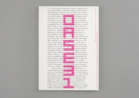 Oase / Journal for Architecture (Karel martens) | designers books #martens #karel #oase