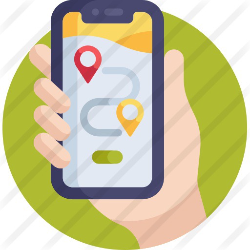 See more icon inspiration related to app, maps and location, ui, location pin, route, electronics, guide, mobile phone, maps, communications, smartphone, cellphone, location, gps, phone and mobile on Flaticon.