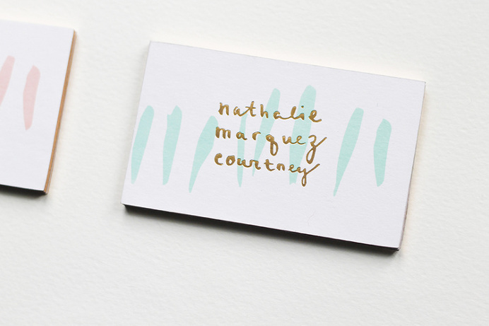 Business Card, stationary, letterpress, minimal, clean
