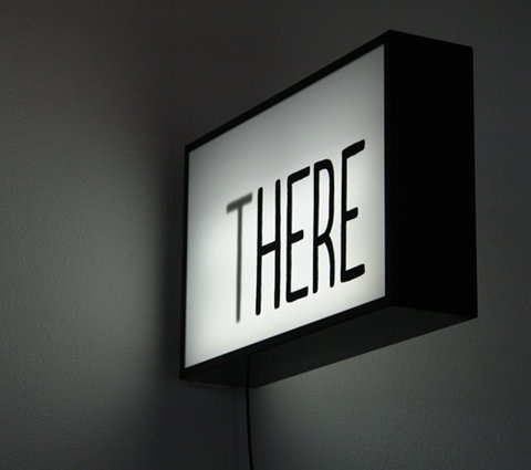 this isn't happiness™ (There), Peteski #sign #noir #there #photography #illuminated