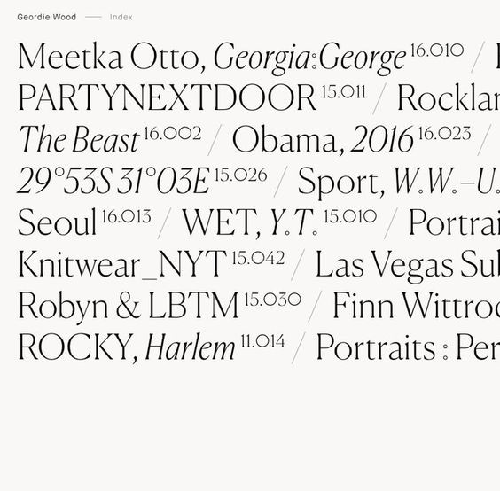 typography