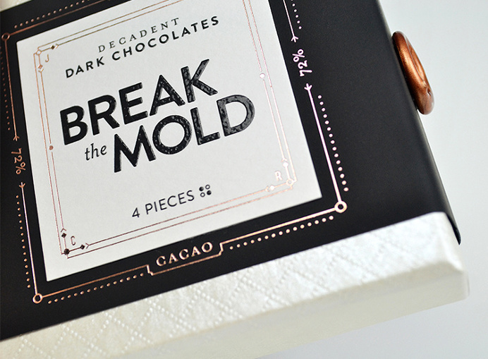 Break the Mold Chocolate Packaging