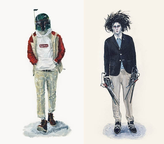 He Wears It Prints | Cool Material #fashion #movies