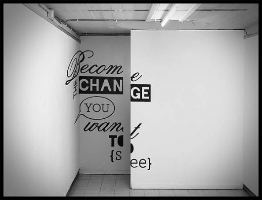 20 Amazing Examples Of Typographic Murals | Top Design Magazine - Web Design and Digital Content #mural #typography