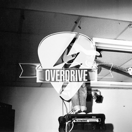 OVERDRIVE Rock Store on the Behance Network #eight #identity #seven #logo #v7p8