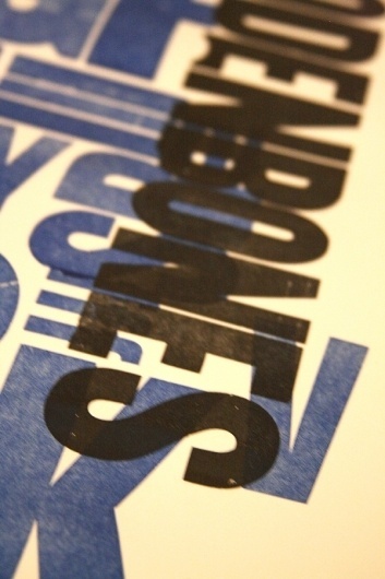 n.wise #print #letterpress #poster