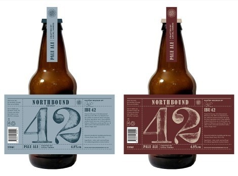 Northbound Brewing Co. #packaging #beer #label #bottle