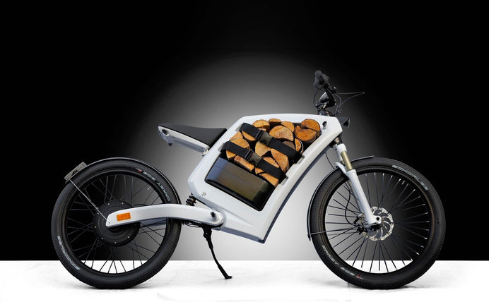 feddz cargo bikes, with wood logs #bike