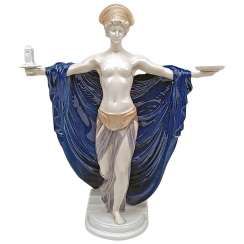 ROSENTHAL RARE FIGURE: consecration of the TEMPLE by Ferdinand LIEBERMANN (1913)