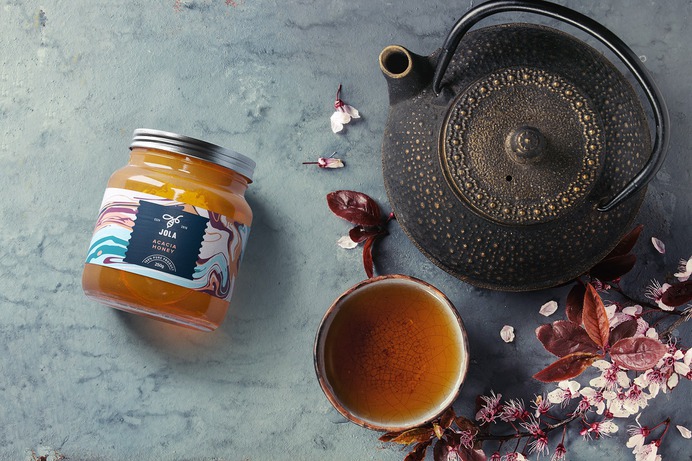 Jola Honey Mix - Mindsparkle Mag Tough Slate Design Branding Agency deisgned Jola Honey Mix – a Bright and Innovative Packaging created to attract younger audiences. #logo #packaging #identity #branding #design #color #photography #graphic #design #gallery #blog #project #mindsparkle #mag #beautiful #portfolio #designer