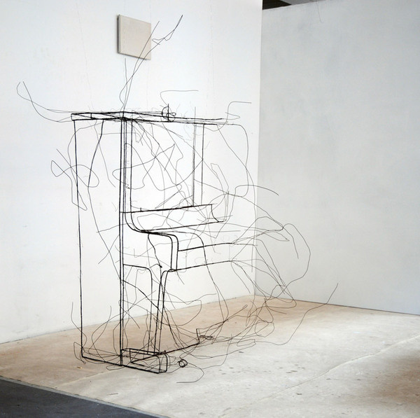 3D wire sculptures by fritz panzer #sculpture