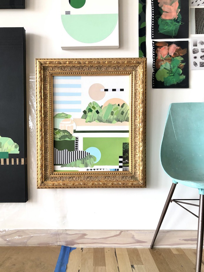 Glass Ceiling, Concreate jungle // 18x24 // Briana Auel
- Q&A with Briana Auel | MPLSART.COM